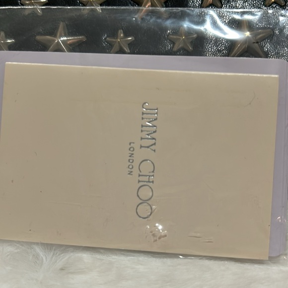 Jimmy Choo Star Studded Black Zip Around - Picture 12 of 12